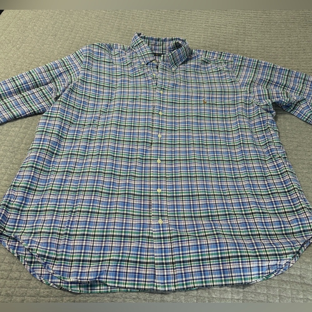 Ralph Lauren Men’s Button-Down Cotton Shirt Size 2XB